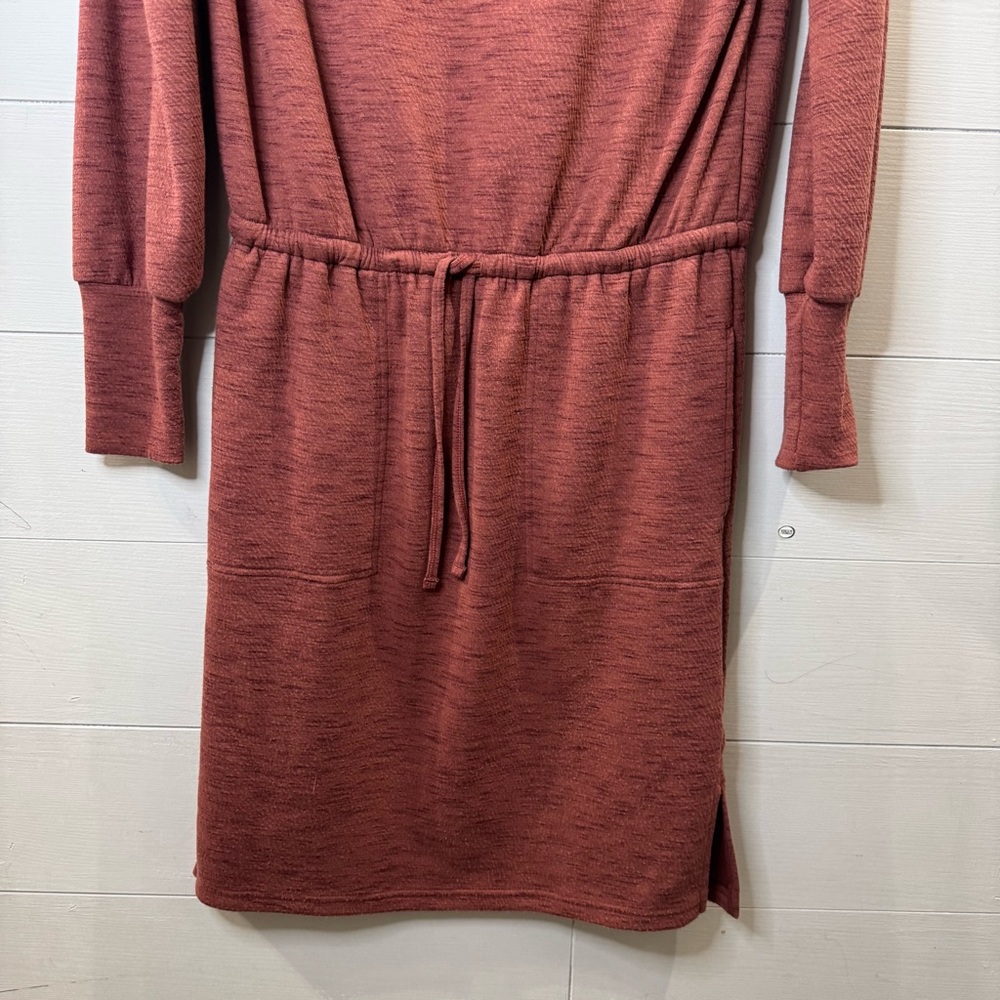 prAna Women's Sunrise Long Sleeve Comfy Dress With Pockets Size Small - Picture 3 of 15